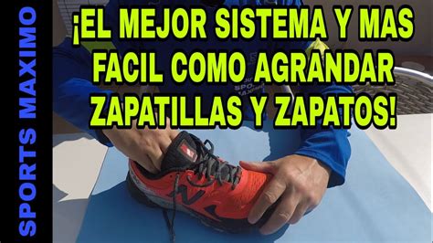 como agrantar zapatillas deportivas.